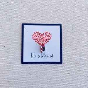 *Red White Candy Cane Charm* Retired KEEP COLLECTIVE Christmas